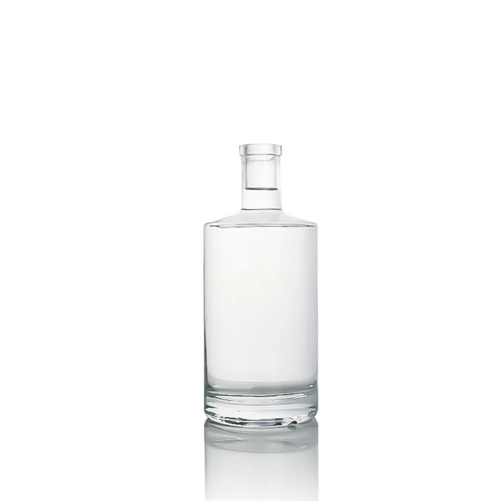 750ml 75cl Clear Spirits Stikla pudele Ruma Džina pudele, Bāra augšdaļa