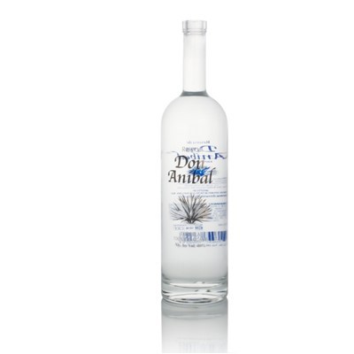 1L pielāgota tekila stikla pudele